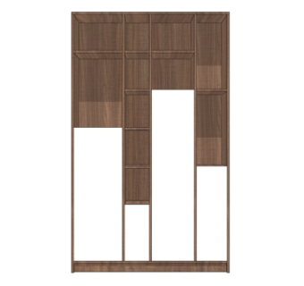 现代装饰柜su模型