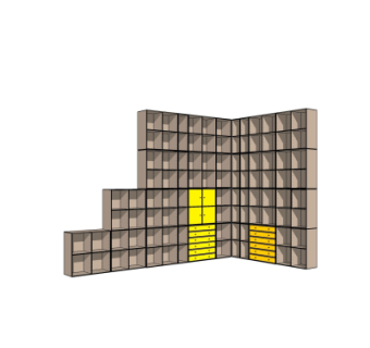 现代装饰柜su模型