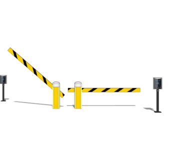 现代车行道栏杆su模型