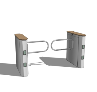 现代人行摆闸su模型