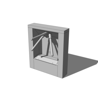 现代人行摆闸su模型
