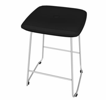 现代吧椅su模型