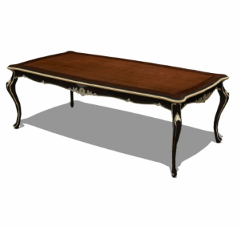 欧式茶几su模型