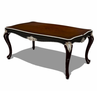 欧式茶几su模型