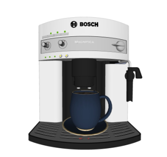 现代咖啡机su模型