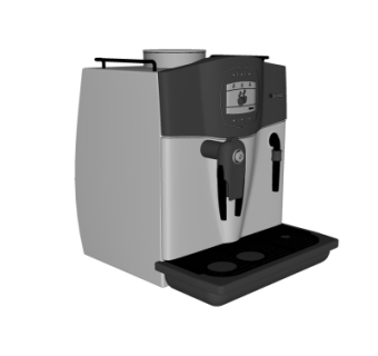 现代咖啡机su模型