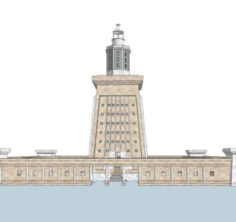 欧式塔楼su模型