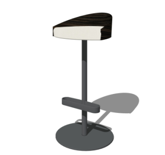 现代吧台椅su模型