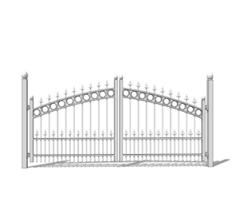 欧式铁艺大门su模型