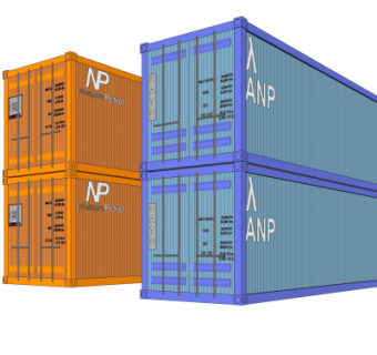 工业风集装箱su模型