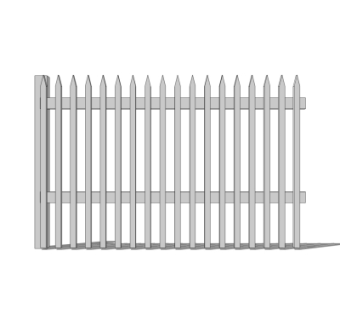 欧式栏杆su模型