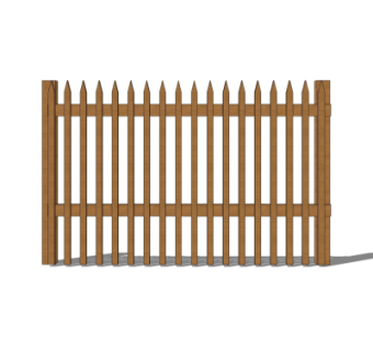 欧式护栏su模型