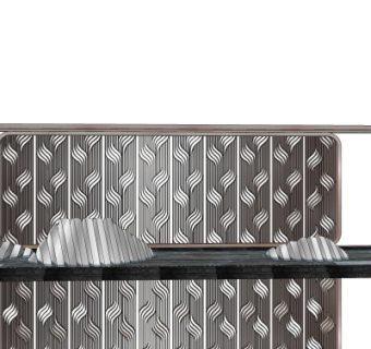 新中式景观墙su模型