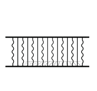 欧式铁艺护栏su模型