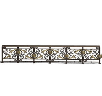 欧式铁艺护栏su模型