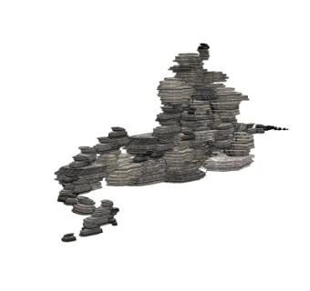 自然风石头su模型