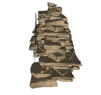 自然风石头su模型