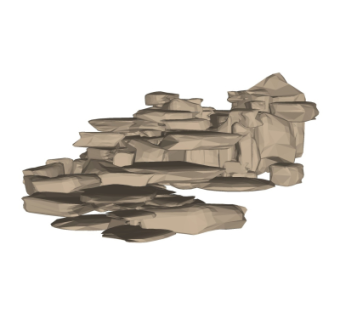 自然风石头su模型