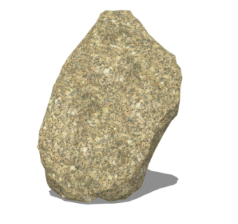 自然风石头su模型