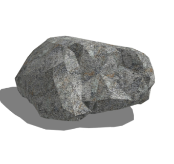 自然风石头su模型