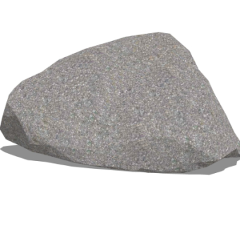 自然风石头su模型