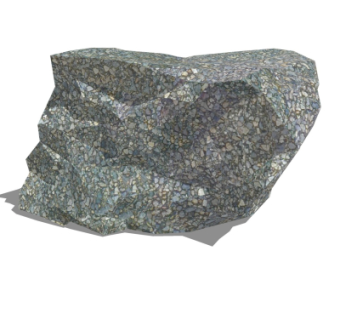 自然风石头su模型