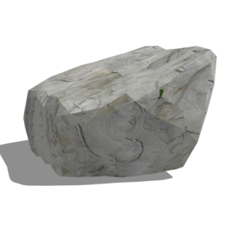 自然风石头su模型