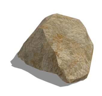 自然风石头su模型
