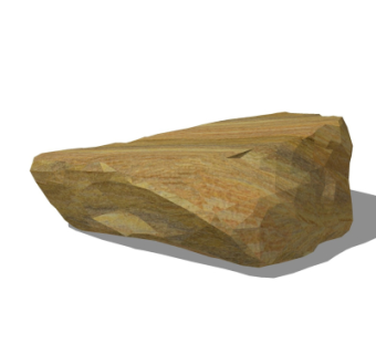 自然风石头su模型