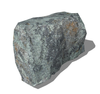 自然风石头su模型