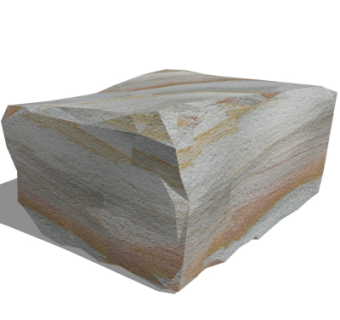 自然风石头su模型