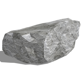 自然风石头su模型