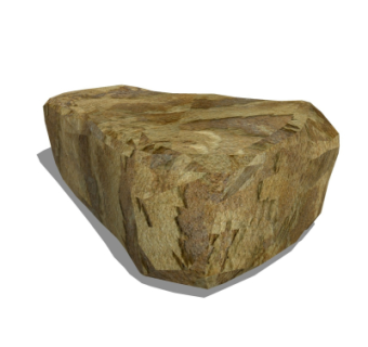 自然风石头su模型