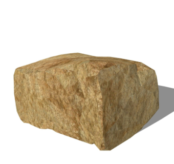 自然风石头su模型