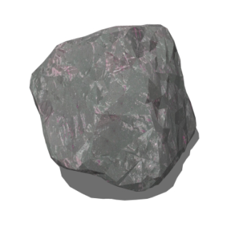 自然风石头su模型