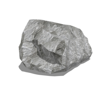 自然风石头su模型