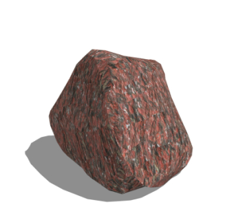 自然风石头su模型