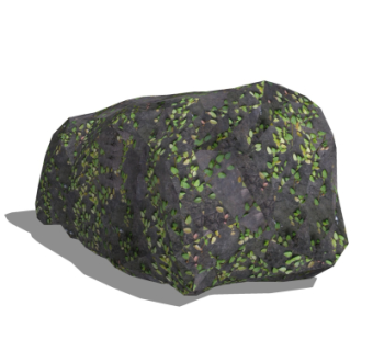 自然风石头su模型