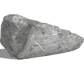 自然风石头su模型