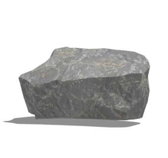 自然风石头su模型