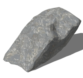 自然风石头su模型