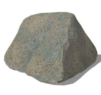 自然风石头su模型