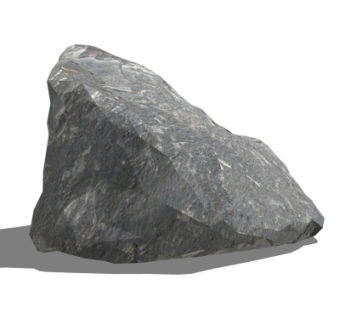 自然风石头su模型