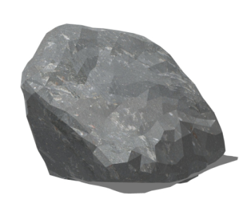 自然风石头su模型