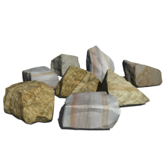 自然风石头su模型