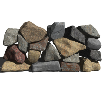 自然风石头su模型