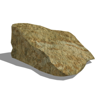 自然风石头su模型