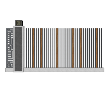 新中式护栏su模型