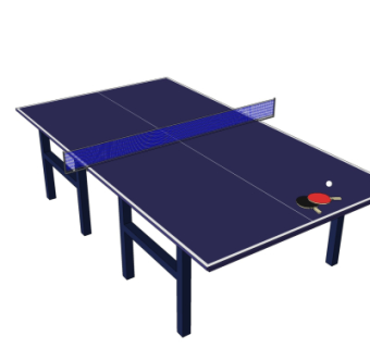现代乒乓球台su模型