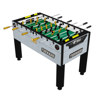 现代桌面足球su模型